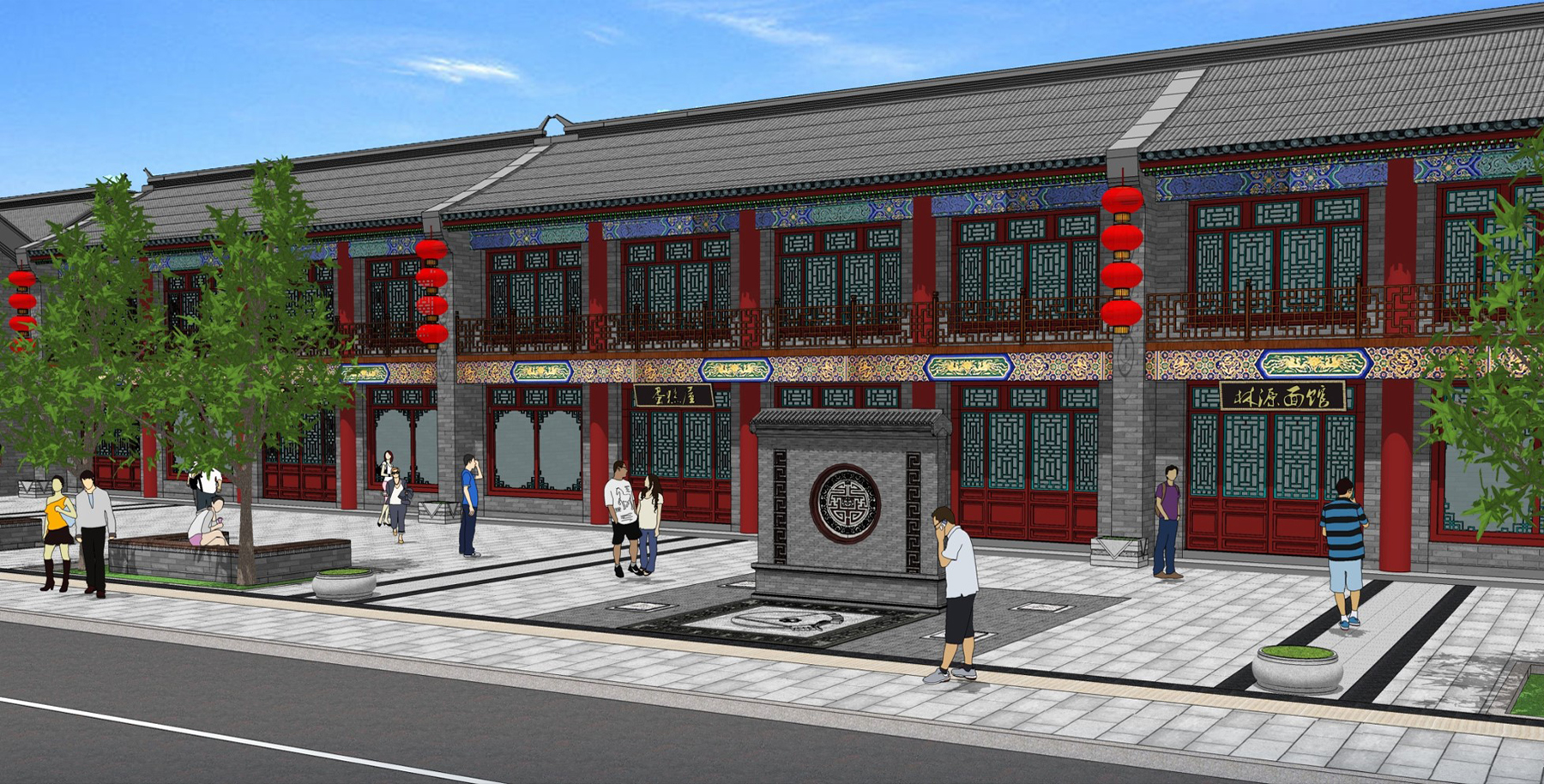 御道口商業(yè)街改造項(xiàng)目景觀設(shè)計